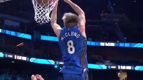 MAC MCCLUNG DUNKS OVER A CAR