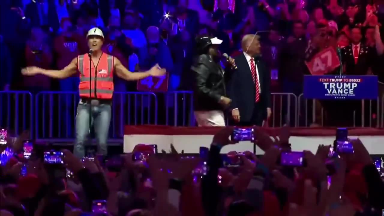 BREAKING: The original singers of YMCA just got on stage to perform for President Trump.