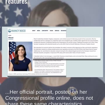 Fact Check: FAKE Photo Shows Rep. Nancy Mace With Exaggerated Features
