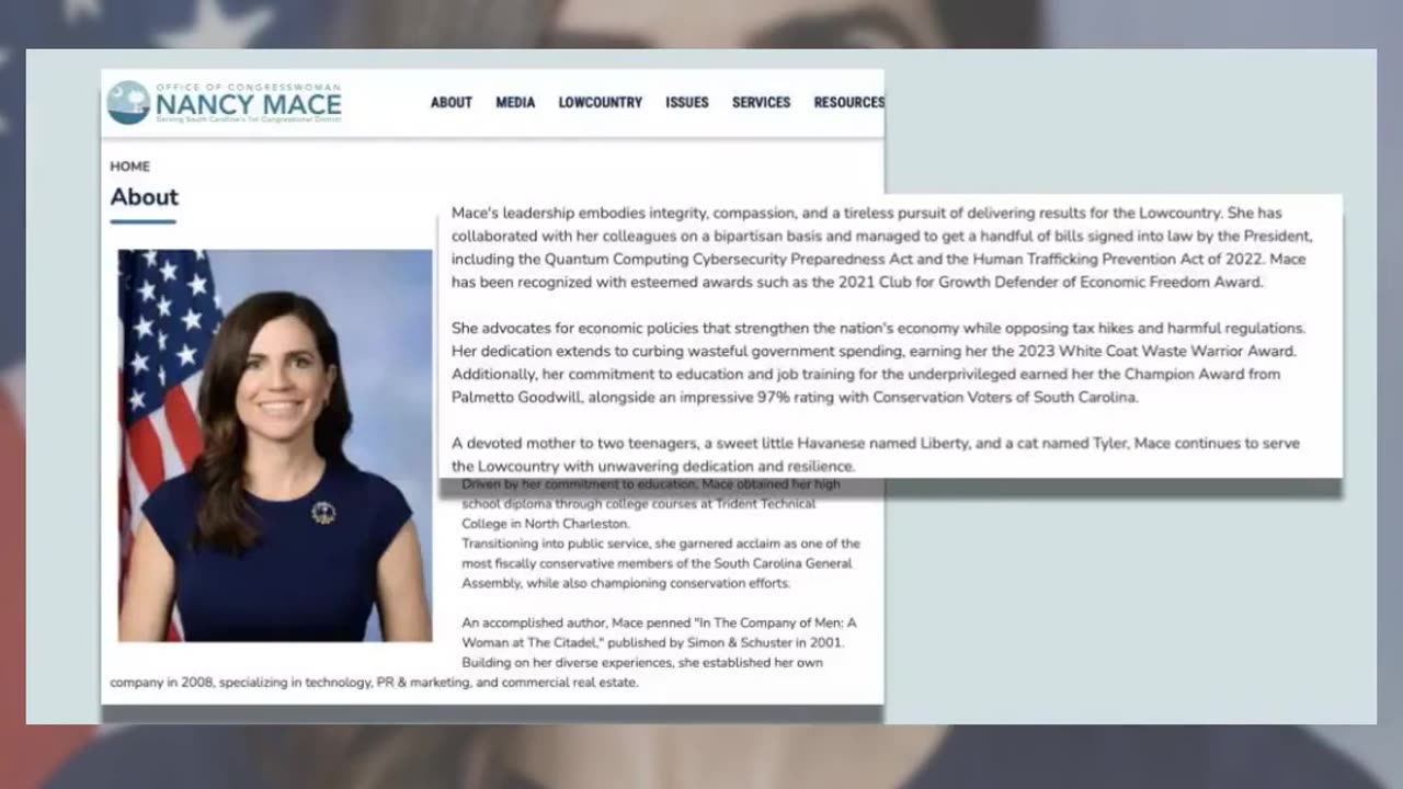 Fact Check: FAKE Photo Shows Rep. Nancy Mace With Exaggerated Features