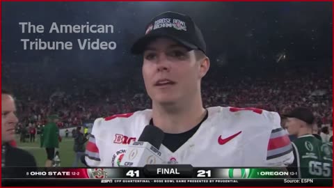 Rose Bowl-Winning QB Gives Thanks To "Lord And Savior" In Awesome Post-Game Interview