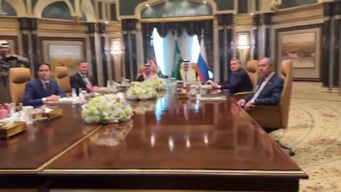 Negotiations on the Russian invasion of Ukraine commenced at the Diriyah Palace in Riyadh.