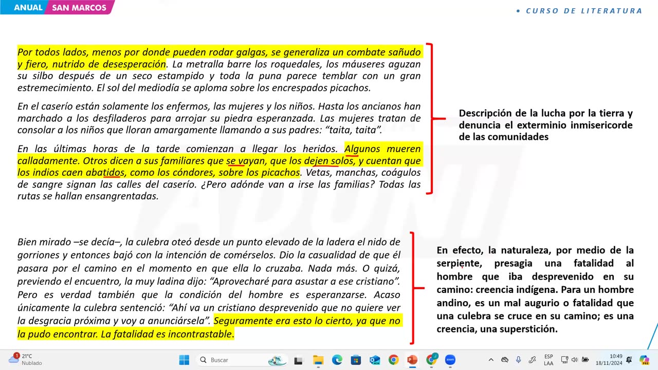ANUAL ADUNI 2024 | Semana 35 | RM | Literatura