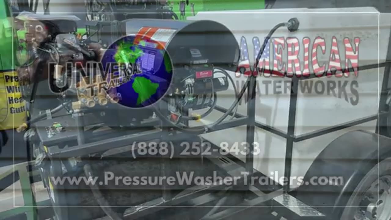 Pressure Washer And Trailer * Call (888) 252-8433 | Universal Trailer