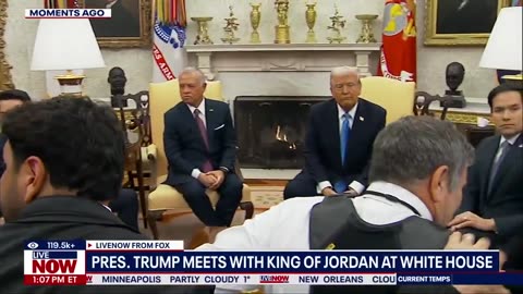 President Donald Trump & Jordan’s King Abdullah on Gaza! - 2/11/25