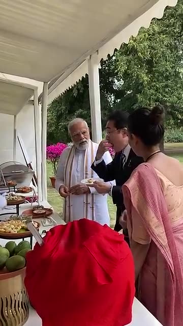 Funn With Golgappa When PM Modi & Japan PM Fumio Kishida had
