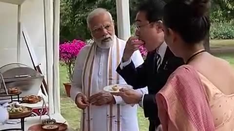 Funn With Golgappa When PM Modi & Japan PM Fumio Kishida had