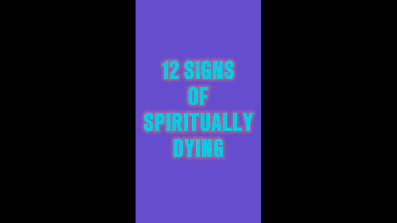 12 Signs That You Are Spiritually Dead 😔 #jesus #spirit #truth #signs #shorts
