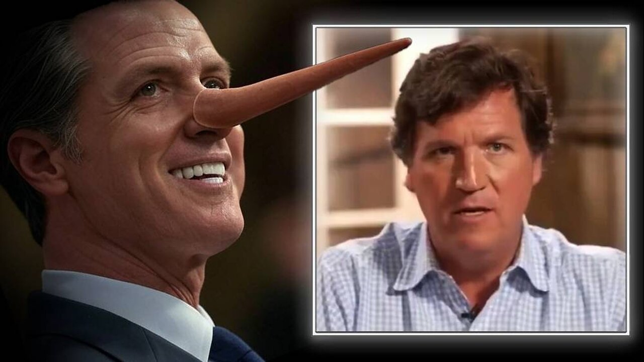 Tucker Carlson Exposes Why Gavin Newsom Is The Perfect Soulless Servant Of Satan