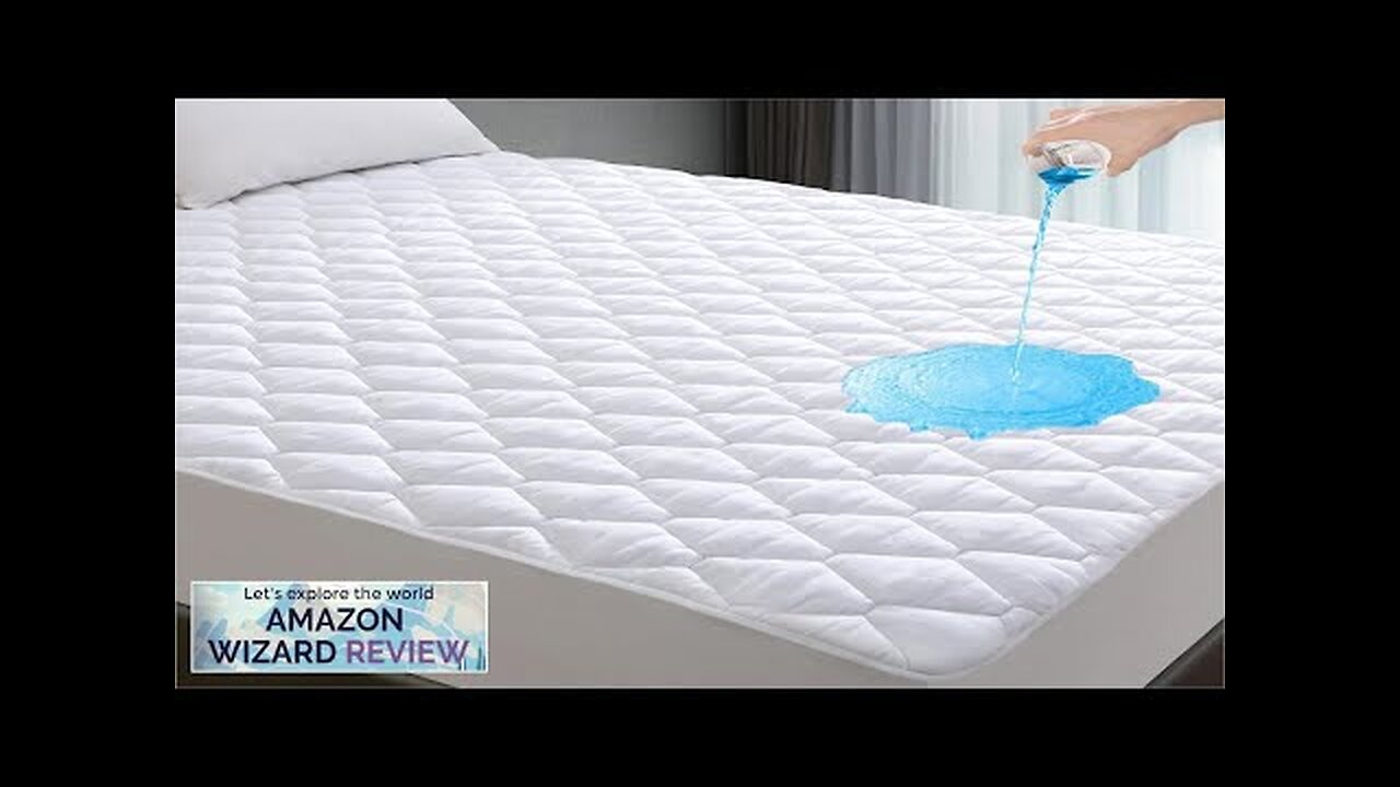 Lunsing Queen Mattress Protector Waterproof Breathable Noiseless Queen Mattress Pad Review