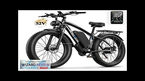 52V 19.2Ah Battery Electric Bike for Adults 1000W Peak 1500W EBike Review