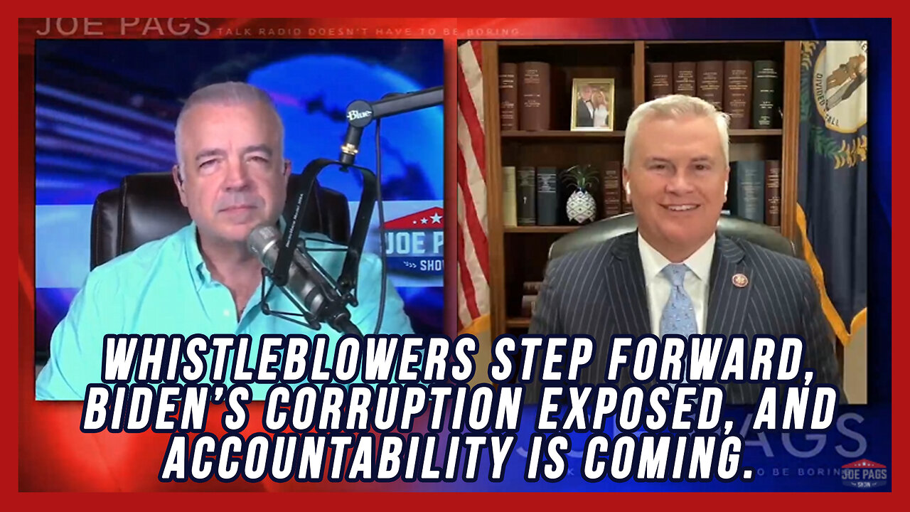 Rep James Comer: "They WILL Be Held Accountable!