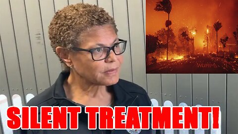 UNACCEPTABLE! LA Mayor GOES SILENT when confronted on being MIA as LA BURNS!