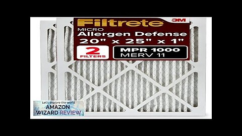 Filtrete 20x25x1 AC Furnace Air Filter MERV 11 MPR 1000 Micro Allergen Review