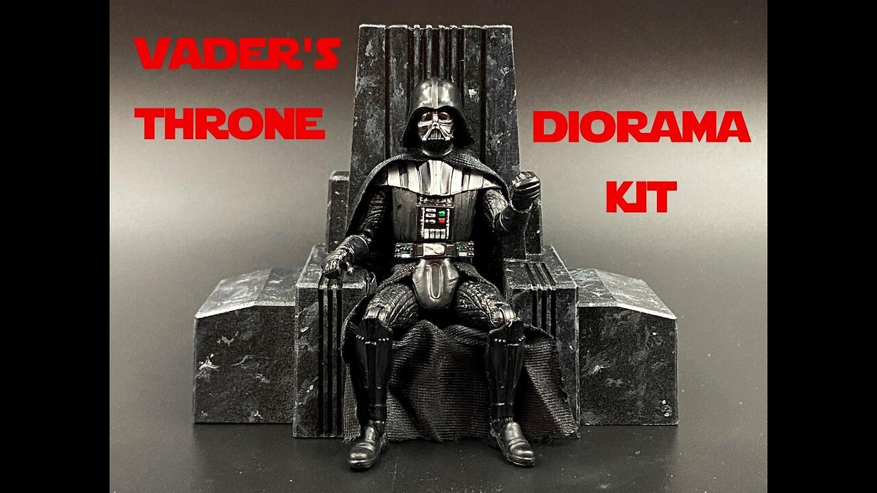 Darth Vader's Throne diorama kit demo