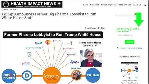 Trump And Big Pharma