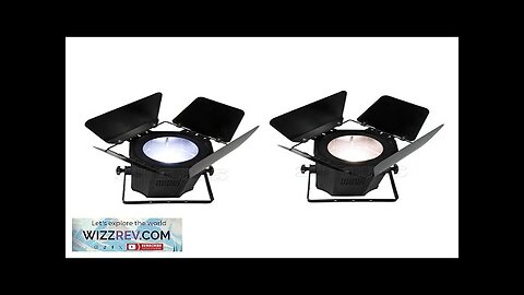 SHEHDS 2PCS LED Zoom 200W COB Warm Cool White Par Lights Review