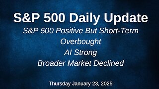 S&P 500 Daily Market Update Thursday January 23, 2025