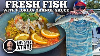 Fresh Fish with Florida Orange Sauce on the Blackstone Griddle