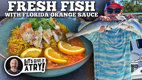 Fresh Fish with Florida Orange Sauce on the Blackstone Griddle