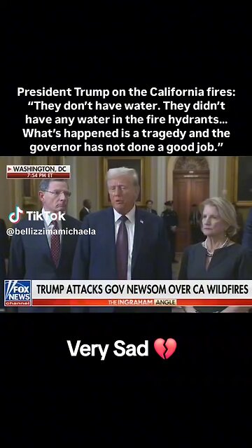 Trump Speaks Out About California Fires