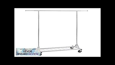 VEVOR Clothes Rack with Wheels Heavy Duty Clothing Garment Rack Commercial Clothing Review