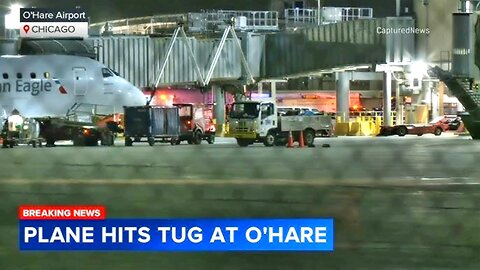 AIRPORT HORROR: American Airlines Plane Strikes United Tug in Chicago, Driver Critically Injured