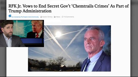 RFK Jr Vows, “We are going to stop this [Chemtrails] crime” as part of the Trump Administration