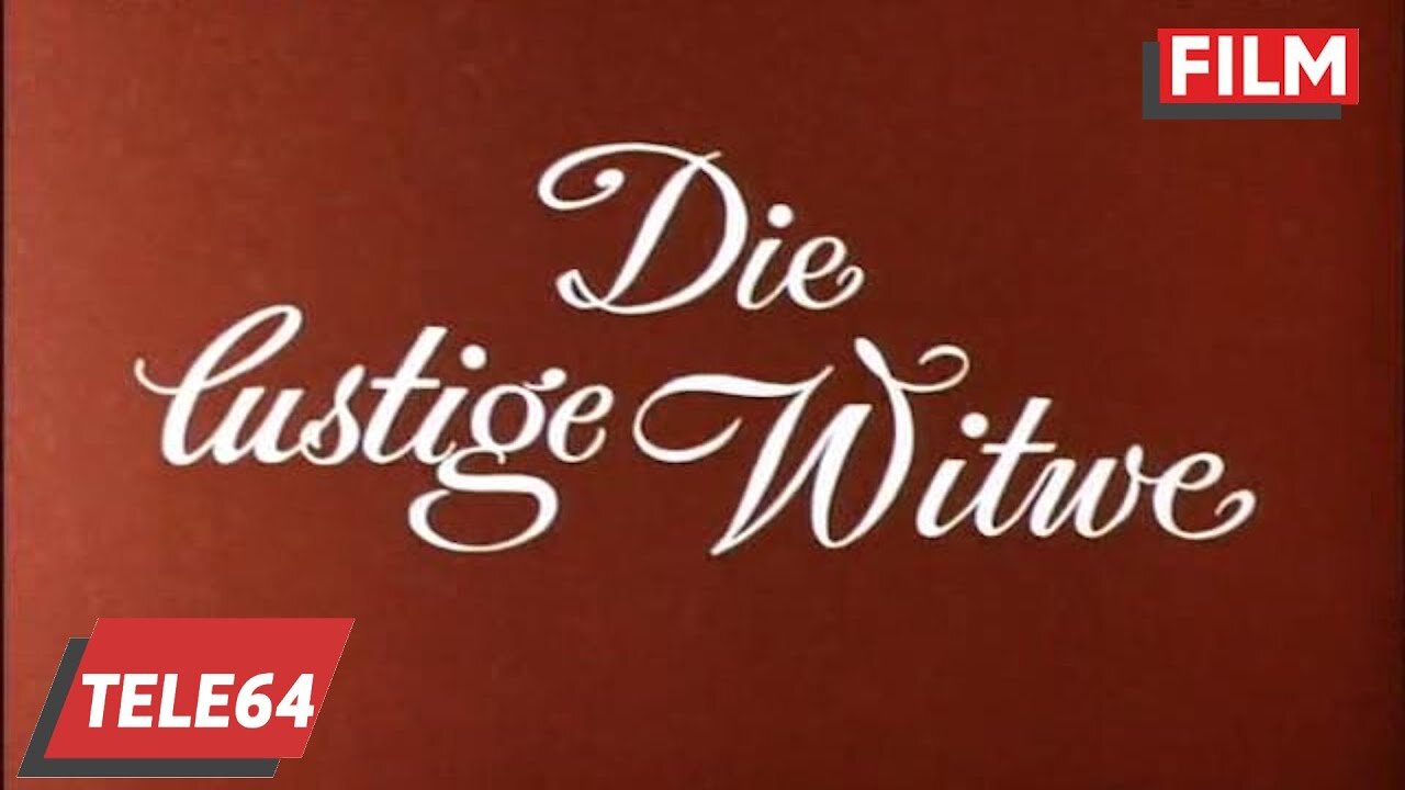 Die lustige Witwe 1962 - mit Peter Alexander