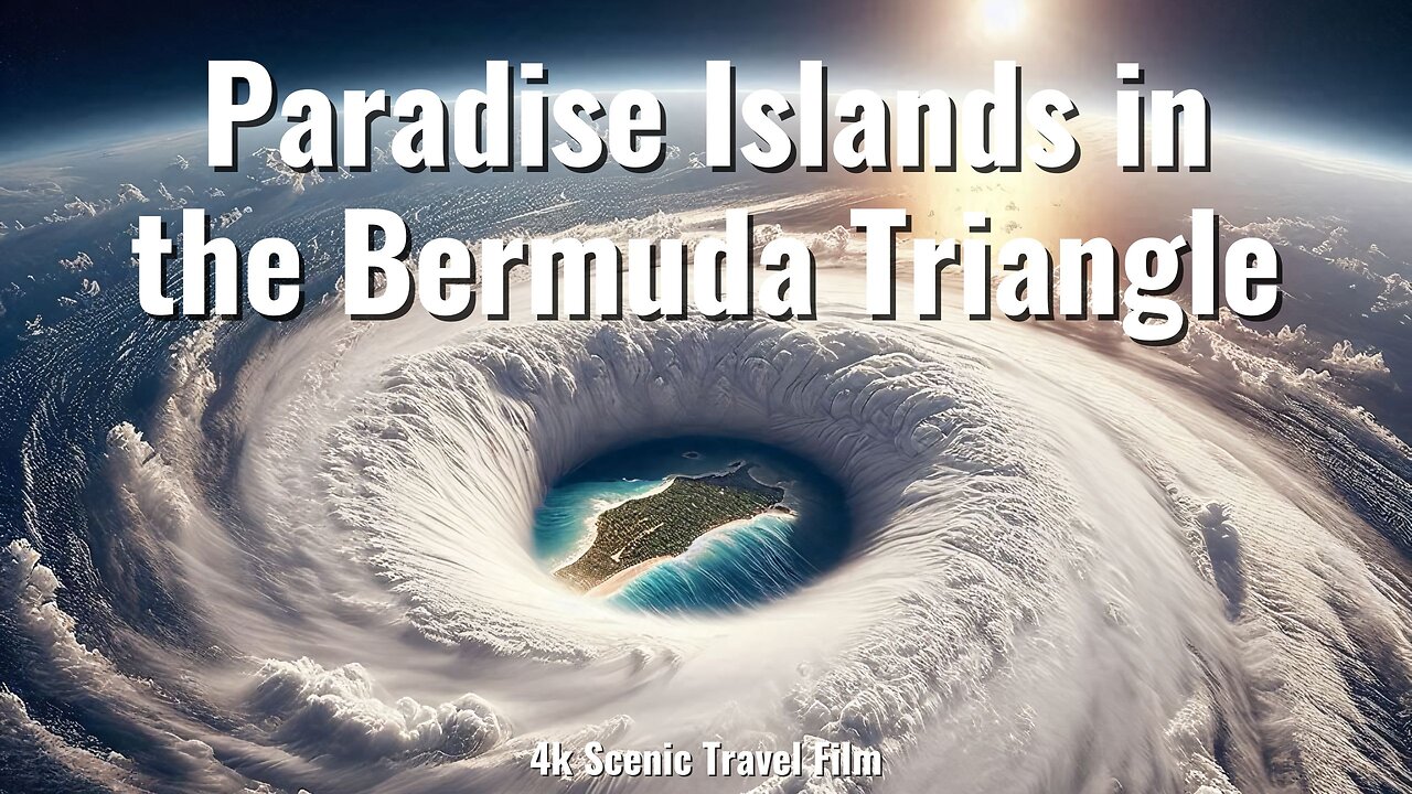 What's in the Bermuda Triangle? - 4k Paradise islands in a Relaxing Film with inspiring Music