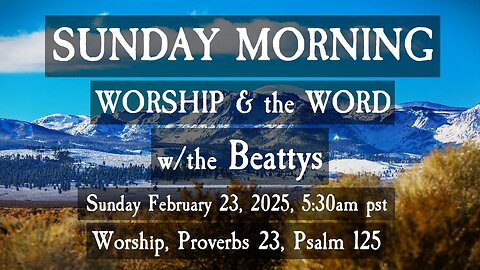 🌞 SUNDAY MORNING ✝️