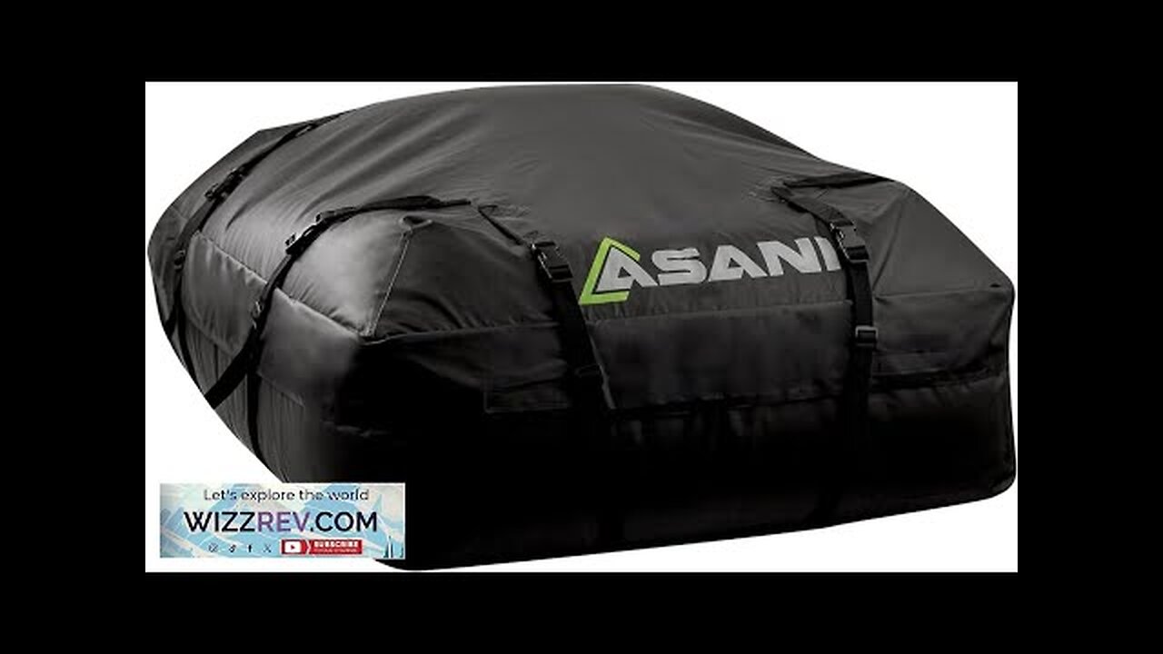 Asani Waterproof Car Roof Top Cargo Carrier Bag with 8 Heavy-Duty Straps Review