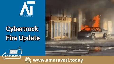 Tesla Cybertruck Fire Investigation: Police Briefing | USA | Amaravati Today