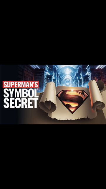 THE SECRET MEANING BEHIND SUPERMANS SYMBOL!