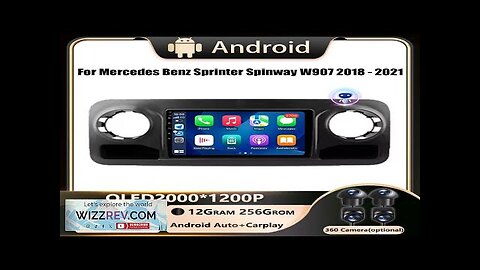 Android OS Carplay Auto For Mercedes Benz Sprinter Spinway W907 2018 Review