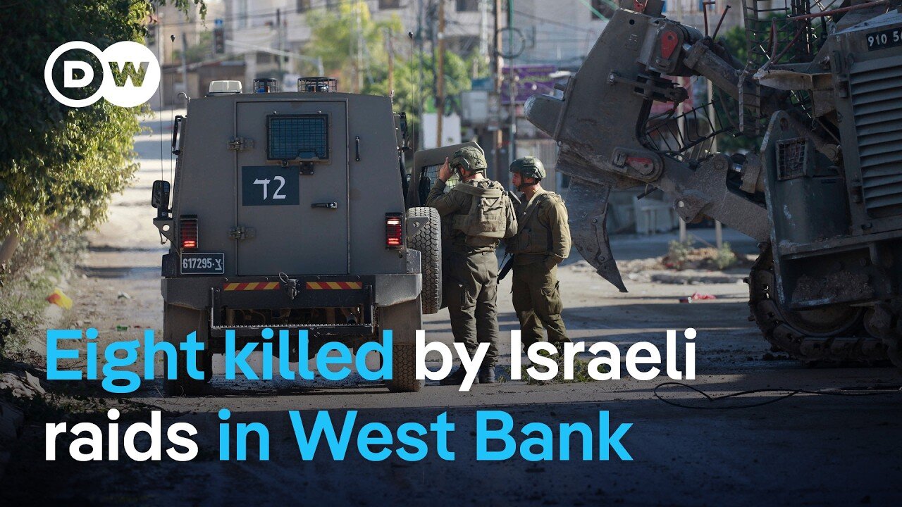 At least 8 Palestinians killed in what Israel says was counter-terrorism operation | DW News