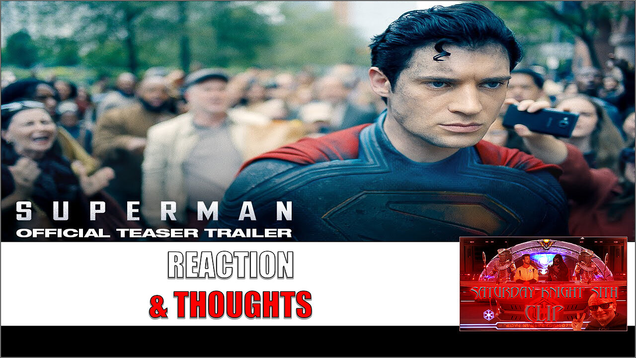 Superman | Official Teaser Trailer | Reaction and Thoughts!