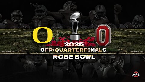 Ohio State vs Oregon || CFP Quarterfinals: 🌹 Rose Bowl 🌹 (01.01.2025) [FULL GAME]