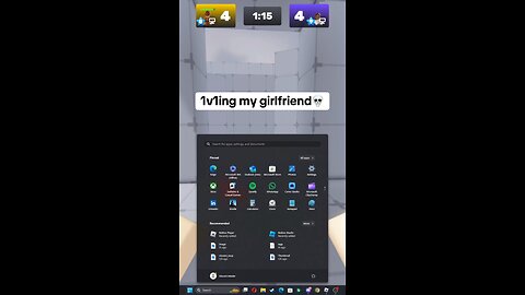 1v1ing my girlfriend