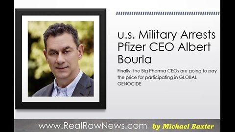 U.S. Military Arrests Pfizer CEO