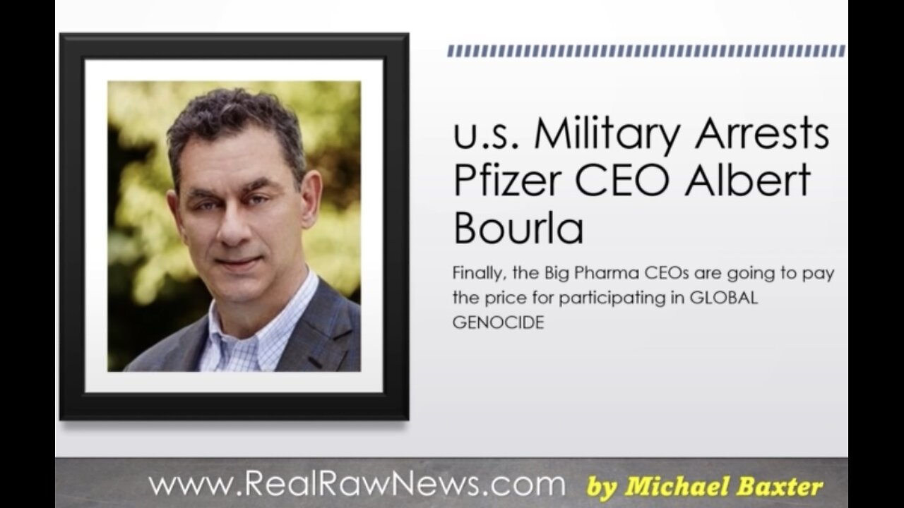 U.S. Military Arrests Pfizer CEO