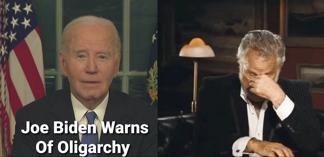 Joe Biden's Farewell Address Warns That “Today, An Oligarchy Is Taking Shape In America”