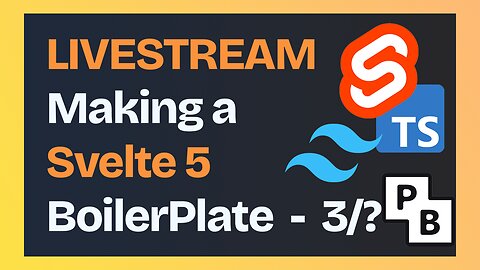 SvelteAppFast - Making a Svelte 5 Boilerplate from scratch 3/?