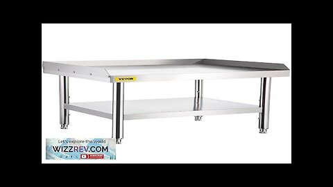 VEVOR Stainless Steel Equipment Grill Stand 60 x 30 x 24 Inches Review