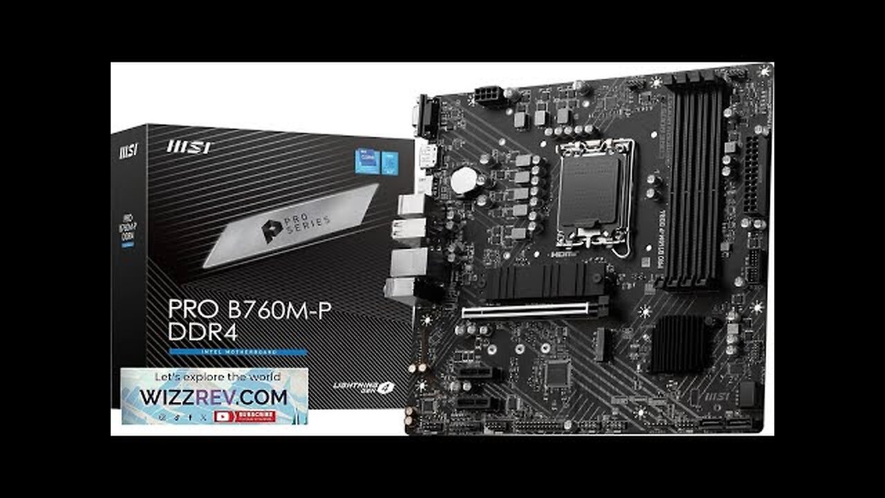 MSI PRO B760M-P DDR4 ProSeries Motherboard (Supports 12th/13th/14th Gen Intel Processors Review