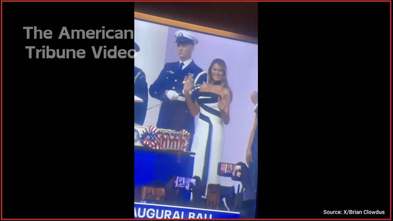 Viral Video: Melania Busts Out The 'Trump Dance' At Inaugural Ball