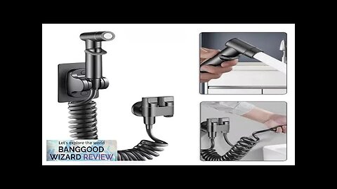 High Pressure Booster Toilet Spray Gun Faucet Copper Dual Control Valve Handheld Review