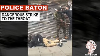 Controversial Police Baton Strike to the Throat | Police Use of Force Breakdown