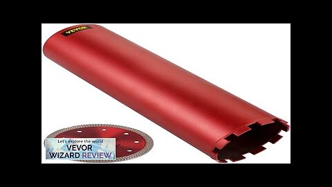 VEVOR Diamond Core Drill 5"/127mm Diameter Core Drill Bit 14"/355mm Concrete Core Review