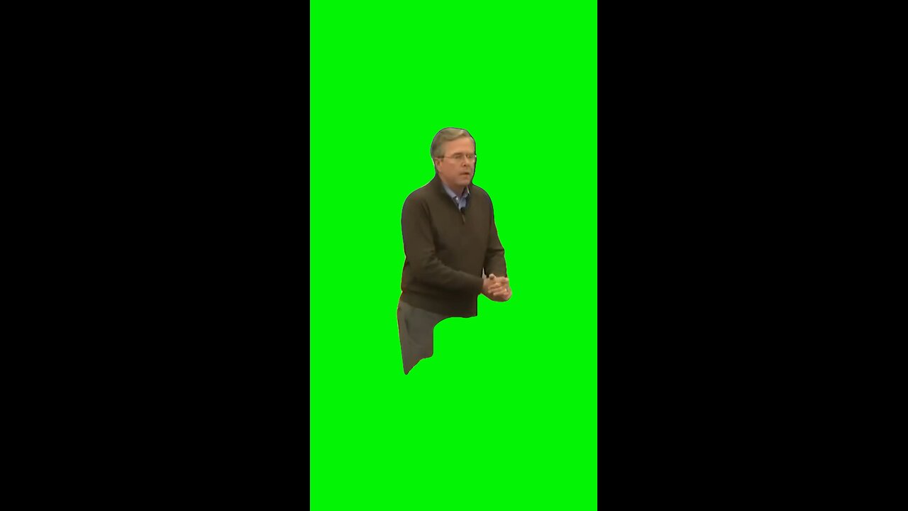 “Please Clap” Jeb Bush | Green Screen